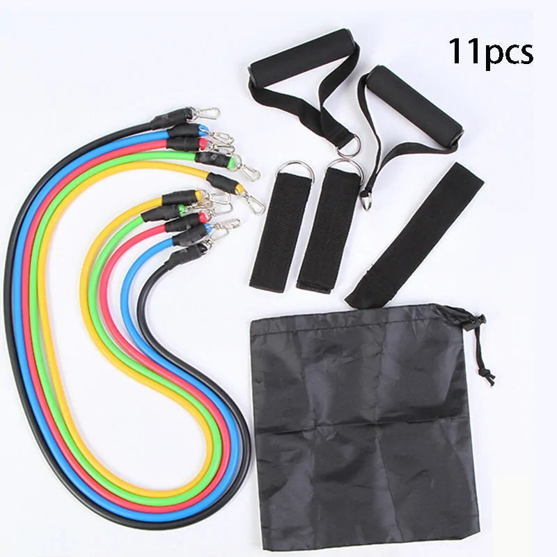 17 Pieces Resistance Bands Set