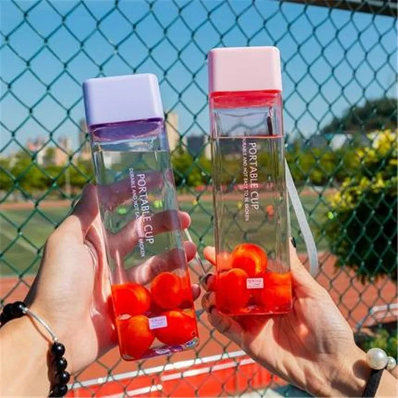 Frosted Square Water Bottle